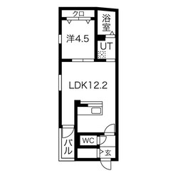 亀島駅 徒歩5分 1階の物件間取画像